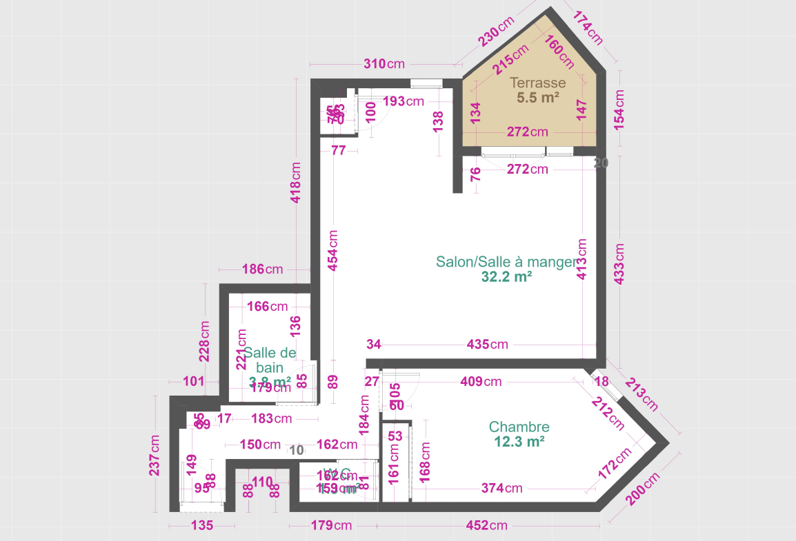 PLAN AVEC MESURE IMAGE